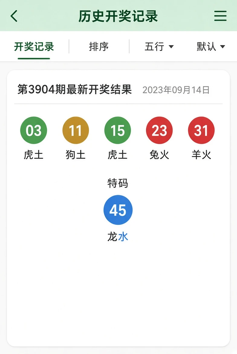 49图库资料整理示意